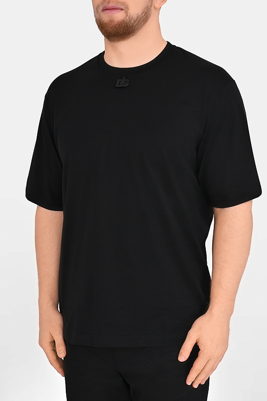 Футболка DOLCE & GABBANA  Черный Мужской G8PN9Z G7PXS