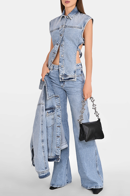 Куртка SPORTMAX Голубой Женский SPSCLORO 2612041063600 Куртка SPORTMAX Голубой Женский SPSCLORO 2612041063600