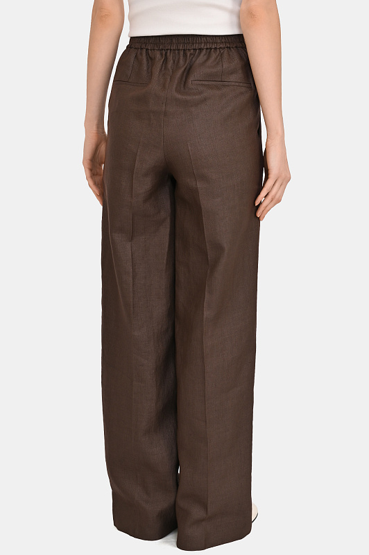 Брюки KITON Темно-коричневый Женский D61110K0987G0