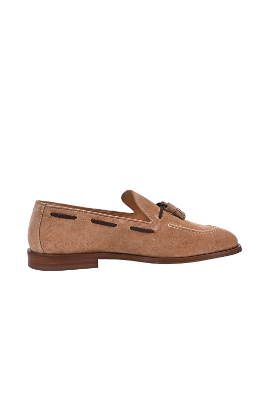 Лоферы BRUNELLO  CUCINELLI Бежевый Мужской MZUCCLB744
