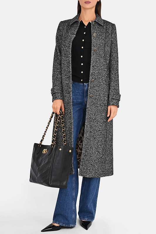 Тонкий кардиган с пуговицами DOLCE & GABBANA  Черный Женский FXVF5T JBW25