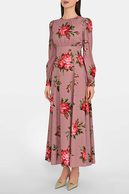 Платье DOLCE & GABBANA  Розовый Женский F610OTFSA8Q