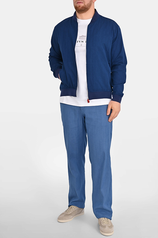 Куртка KITON Синий Мужской UGO001H09690