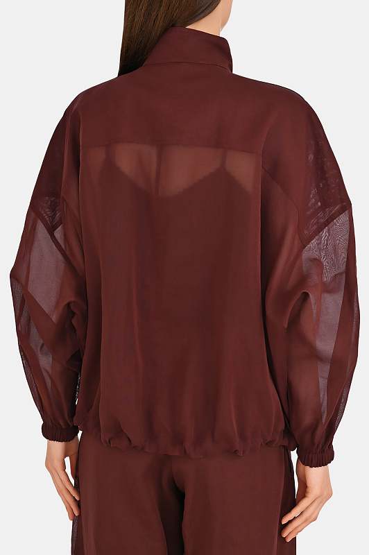 Жакет BRUNELLO  CUCINELLI Бордовый Женский M0F91SO606