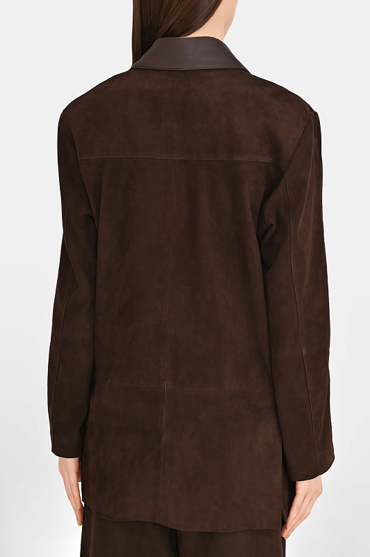 Жакет SIMONETTA  RAVIZZA Темно-коричневый Женский S06JA402S1L1/C