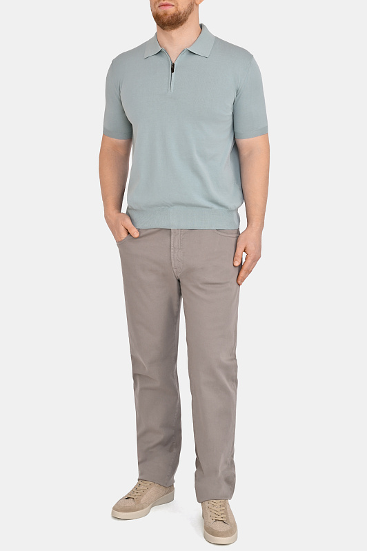 Джинсы CANALI Бежевый Мужской 91729PD01637