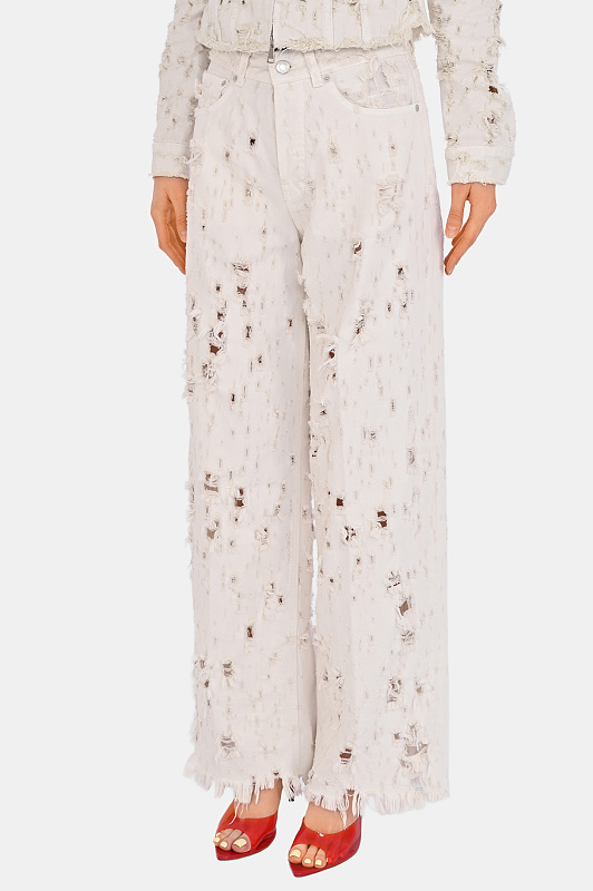 Джинсы HAIKURE Белый Женский HEW03296GF167