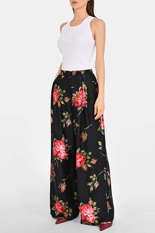 Брюки DOLCE & GABBANA  Черный Женский FTDIVTIS11G HN5ZN