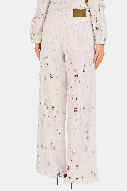 Джинсы HAIKURE Белый Женский HEW03296GF167