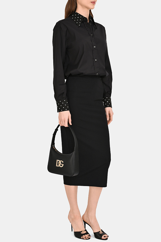 Юбка DOLCE & GABBANA  Черный Женский F4C8HT FUGO7