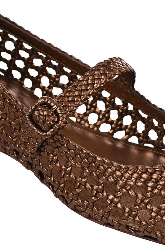 Балетки SANTONI Коричневый Женский WAMG72160HA1SODLO70