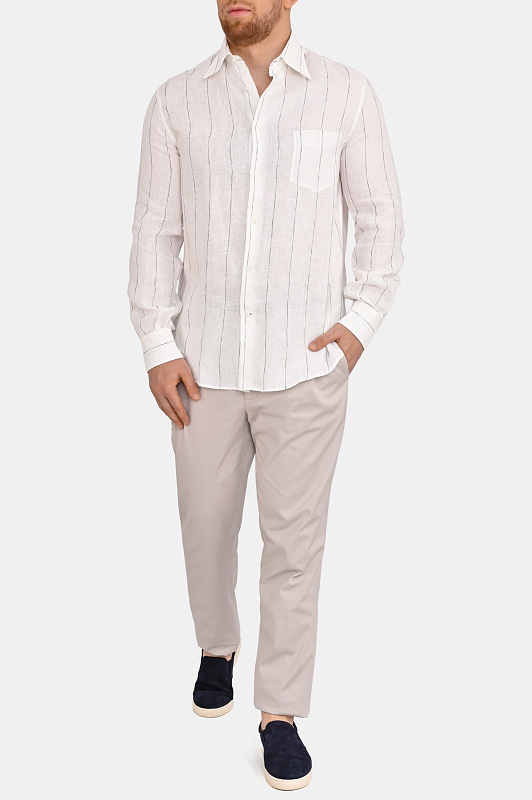 Рубашка BRUNELLO  CUCINELLI Белый Мужской MA6900621