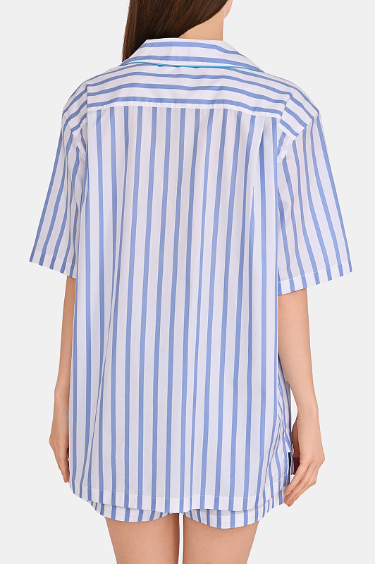 Блуза DOLCE & GABBANA  Бело-голубой Женский F5U31TFR52W