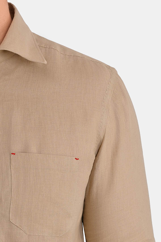 Рубашка KITON Бежевый Мужской UMCNERHH096902 Рубашка KITON Бежевый Мужской UMCNERHH096902