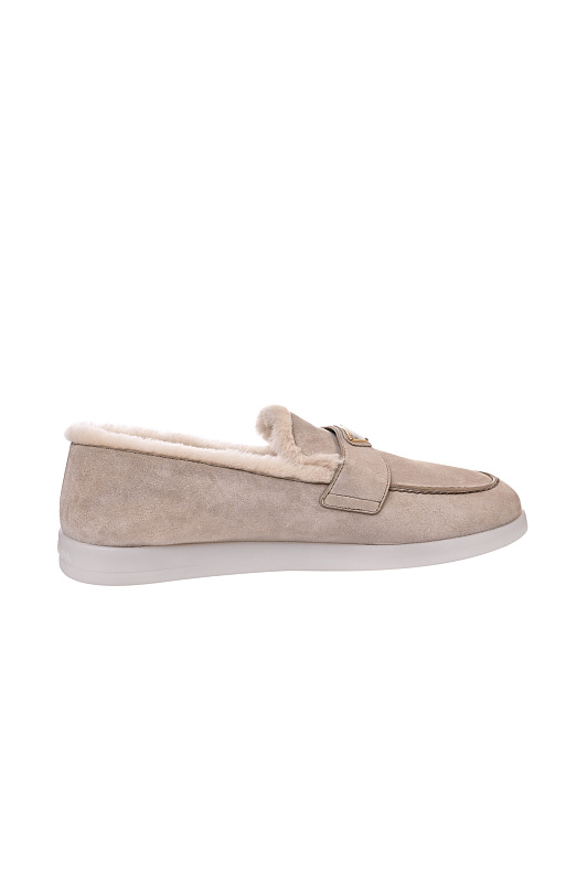 Лоферы PRADA  Светло-бежевый Мужской 2DG124A0013LRF 