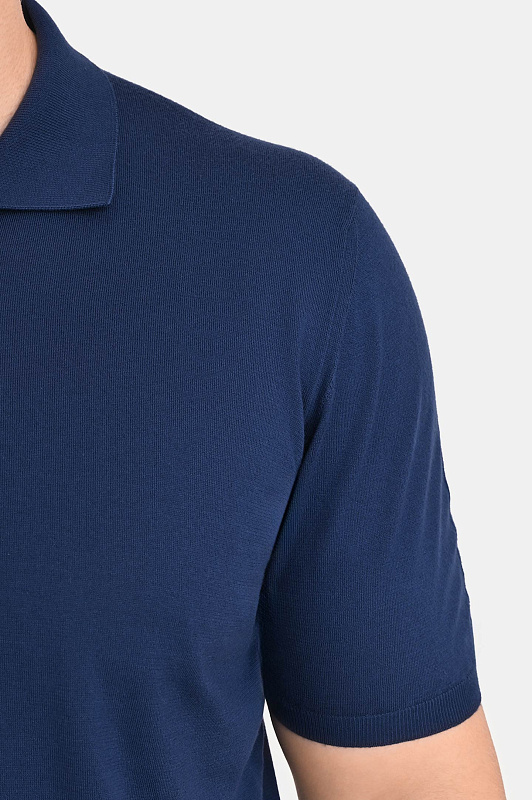 Поло KITON Темно-синий Мужской UMKX33Z187