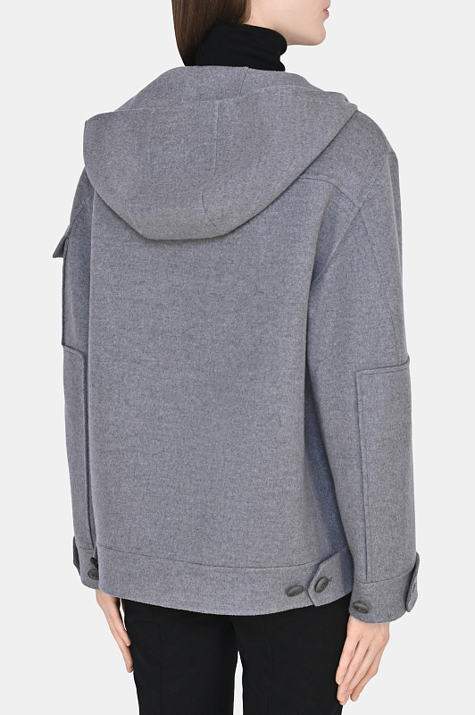 Пальто LORO PIANA Серый Женский FAM4142