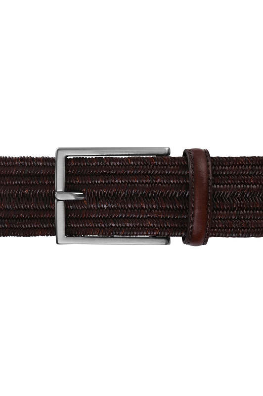 Ремень CANALI Темно-коричневый Мужской 50CKA00527