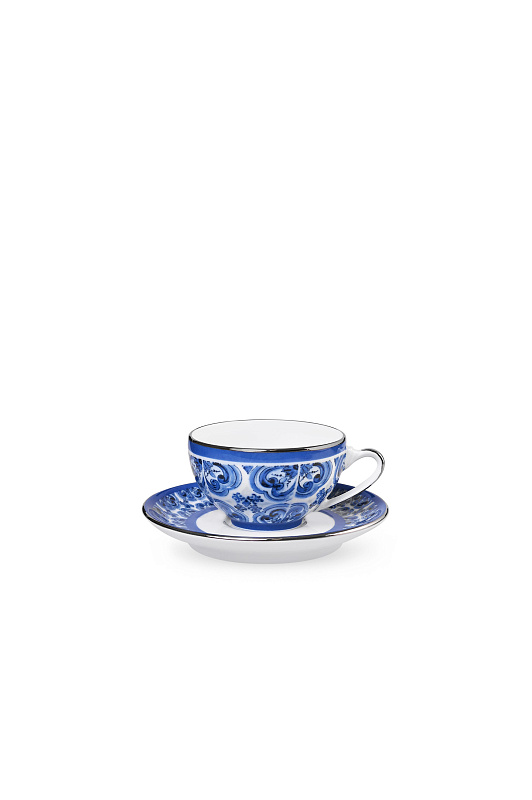 Чашка+Блюдце DOLCE & GABBANA Синий Unisex TC0100 TCA88 Чашка+Блюдце DOLCE & GABBANA Синий Unisex TC0100 TCA88