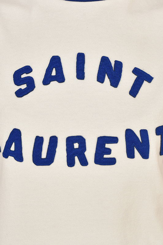 Футболка SAINT LAURENT  Белый Женский 672869 Y36LO 9582