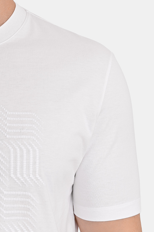 Футболка CANALI Белый Мужской T0943MJ02436