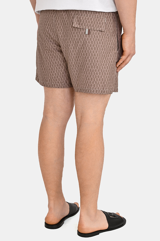 Шорты купальные CANALI Бежевый Мужской 93024UA00101