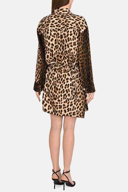 Платье SPORTMAX Леопардовый Женский SPXCINEMA 2612221072600