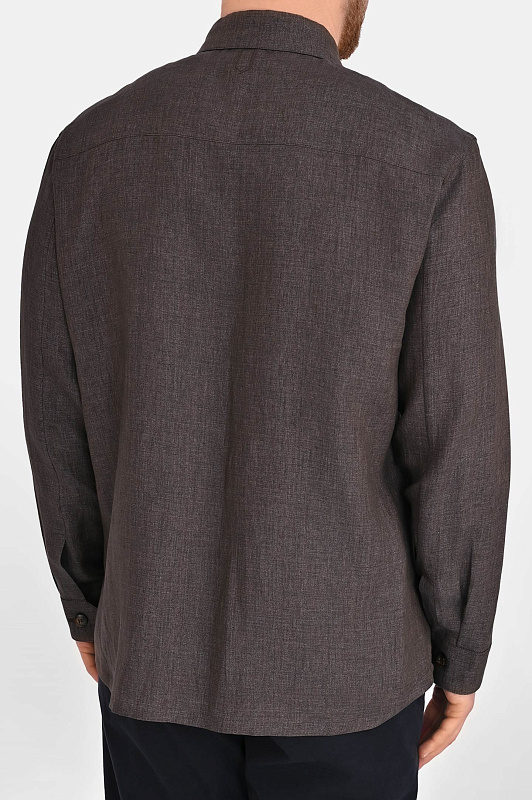 Куртка CANALI Темно-коричневый Мужской 31021AE05958