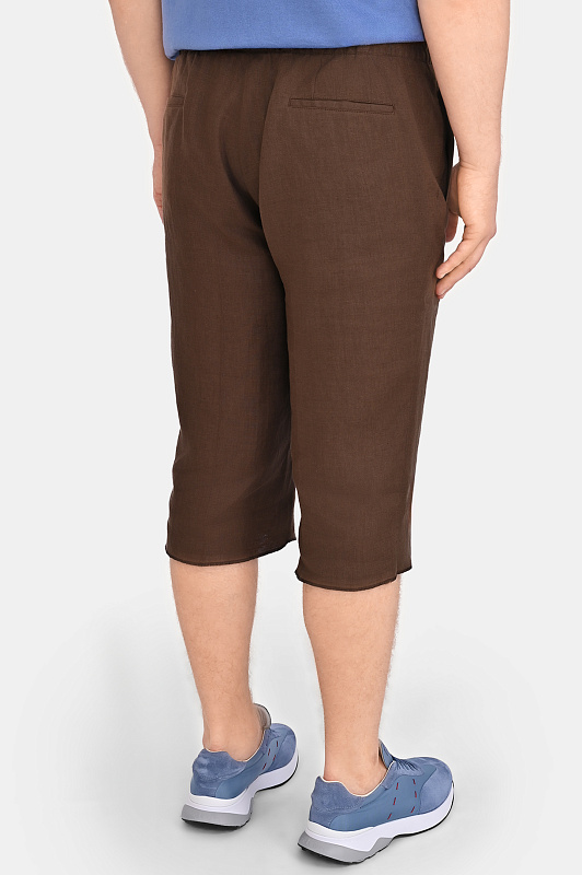 Шорты KITON Темно-коричневый Мужской UPN02H09690