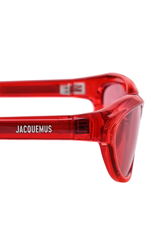 Очки+чехол и салф. JACQUEMUS Красный Unisex JAC134C6SUN/K