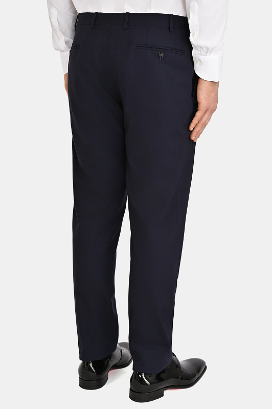 Брюки CANALI Темно-синий Мужской 71019EU00551