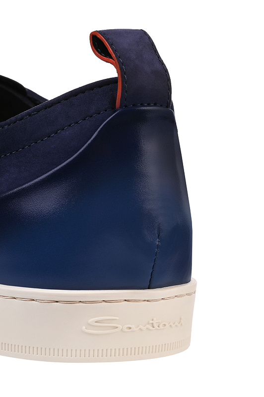 Кеды SANTONI Темно-синий Мужской MBNG22184TIRTFEH