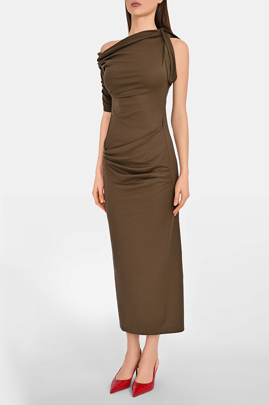 Платье JACQUEMUS Зеленый Женский DRW00142AJ00260