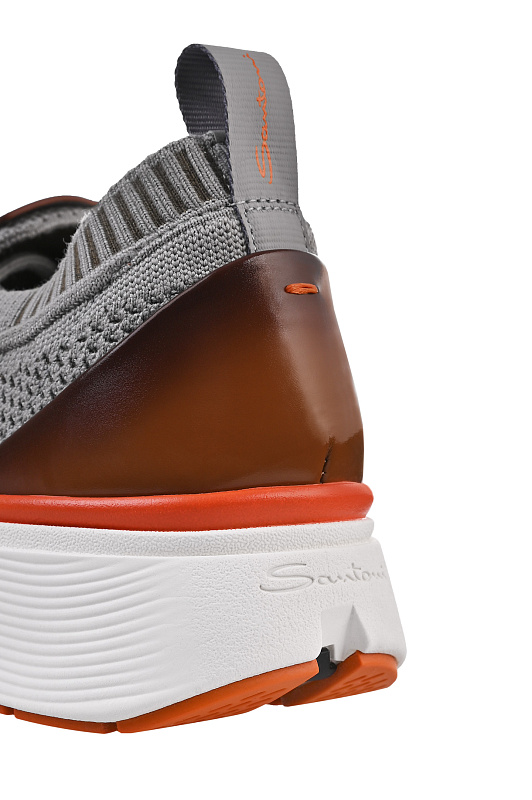 Кроссовки SANTONI Серый Мужской MBBG22154BARTOTZG45