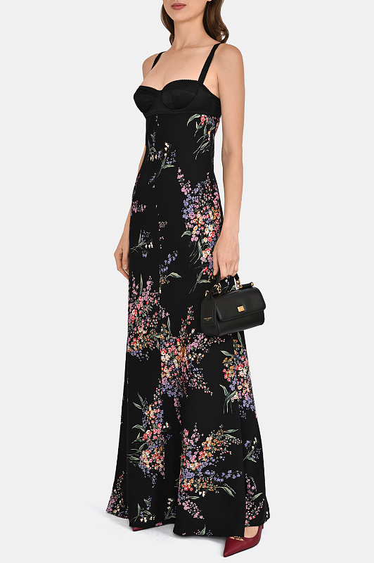 Платье DOLCE & GABBANA  Черный Женский F60G8TFSA8N