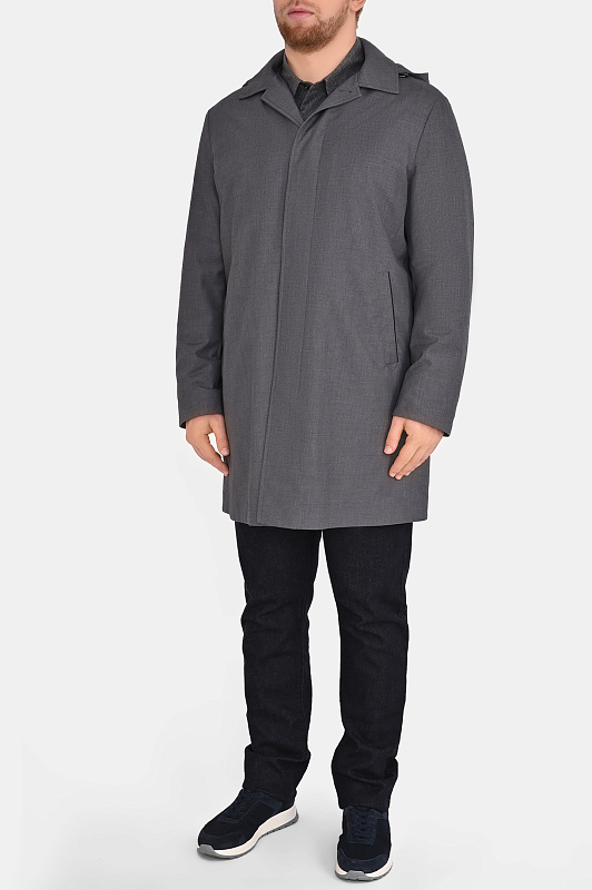 Пальто CANALI Серый Мужской O10524 SG02953
