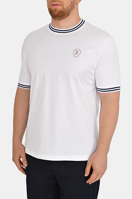 Футболка BRUNELLO  CUCINELLI Белый Мужской M0B131386T