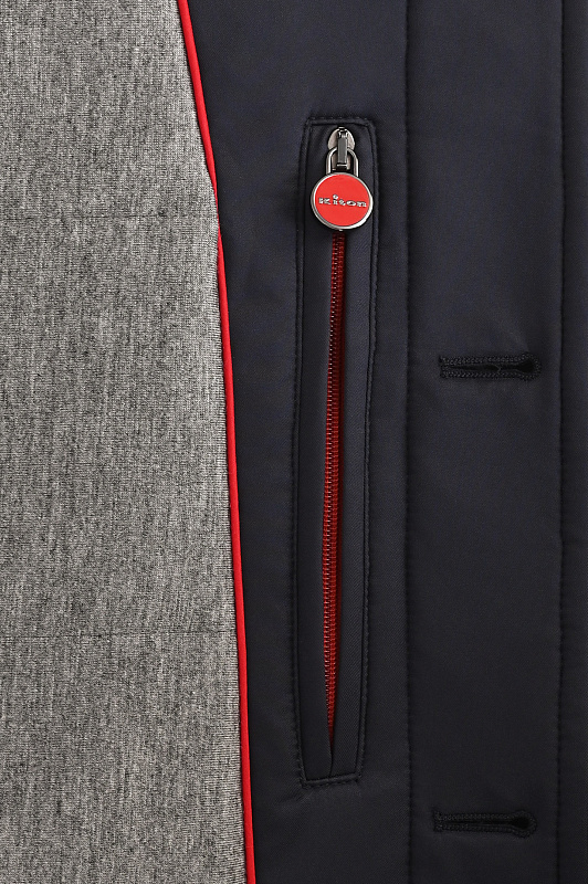 Пальто KITON Темно-синий Мужской UW2439V0450L2