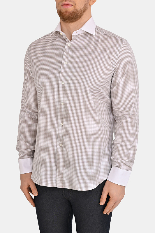 Рубашка CANALI Бежевый Мужской CCLX0C3GD03717