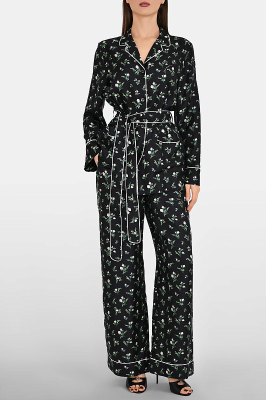 Брюки DOLCE & GABBANA  Черный Женский FTDKTTIS13G
