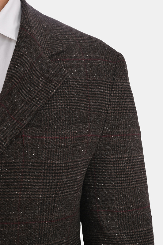 Костюм BRUNELLO  CUCINELLI Темно-коричневый Мужской MV464LDTH