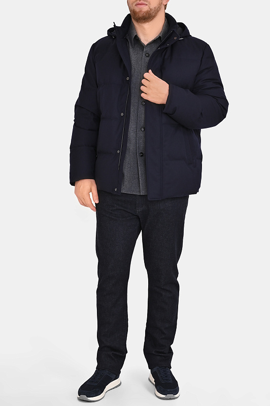 Куртка CANALI Темно-синий Мужской O30548 SG03516 Куртка CANALI Темно-синий Мужской O30548 SG03516