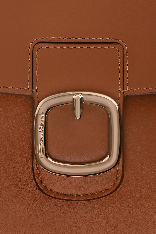 Кожаный клатч с пряжкой SANTONI Коричневый Женский DFPGA2789FO-HFRY Кожаный клатч с пряжкой SANTONI Коричневый Женский DFPGA2789FO-HFRY