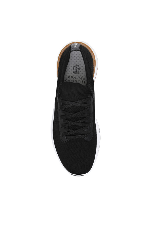 Кроссовки BRUNELLO  CUCINELLI Черный Мужской MZUPMB2055