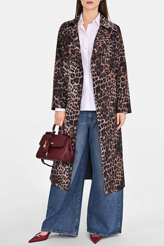 Плащ SIMONETTA  RAVIZZA Леопардовый Женский S06CO61T92/125