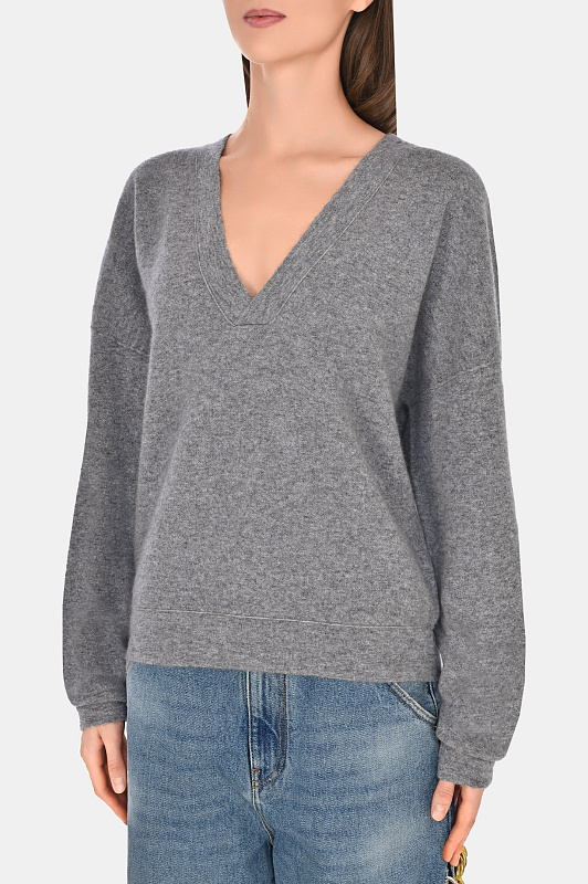 Свитер с v-образным вырезом