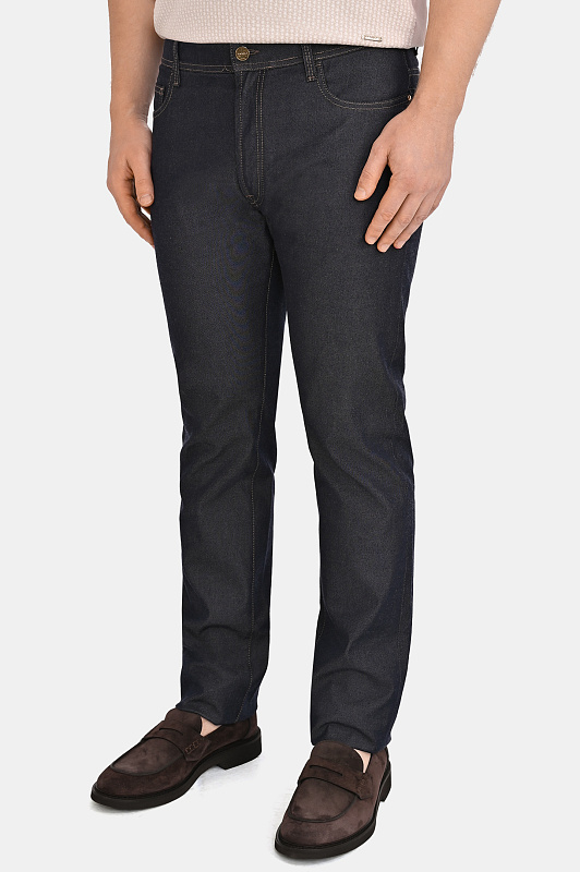 Джинсы CANALI Темно-синий Мужской 91729PD01632