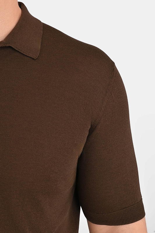 Поло CASTANGIA Темно-коричневый Мужской DBPB3-S26