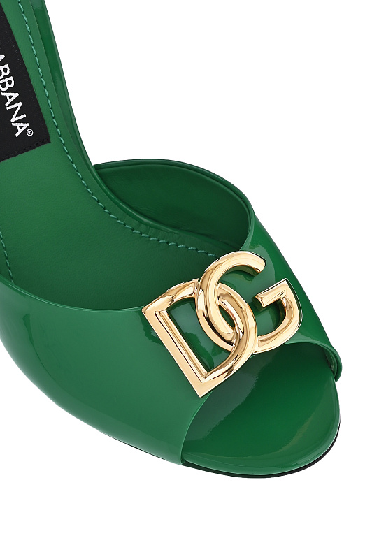Мюли DOLCE & GABBANA  Зеленый Женский CR1484 A1471