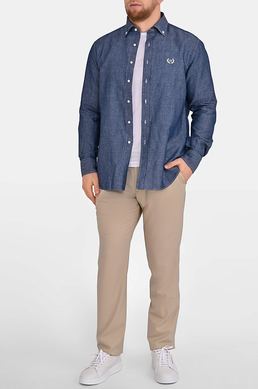 Рубашка STEFANO RICCI Синий Мужской MC008209 EX2907